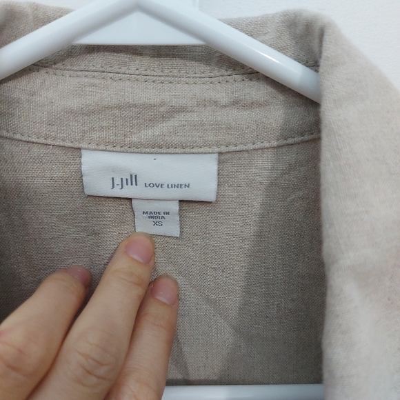 J.Jill Love Linen Long Linen Jacket - Picture 8 of 12